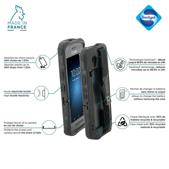 PROTECH REINFORCED PROTECTIVE CASE ZEBRA TC (nuovo)