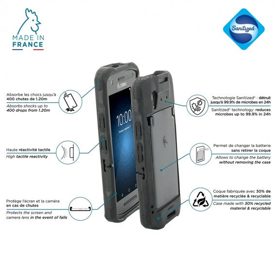 PROTECH REINFORCED PROTECTIVE CASE ZEBRA TC (nuovo)