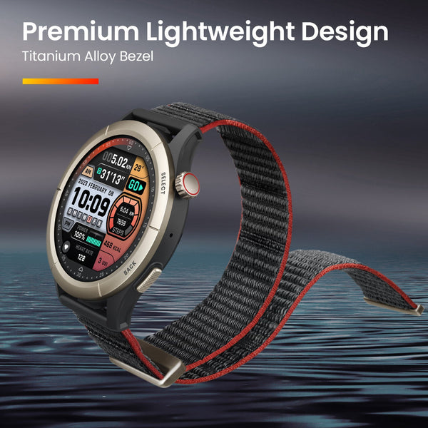 AMAZFIT CHEETAH PRO RUNTRACKALLOY BEZEL) TITANIUM (nuovo)
