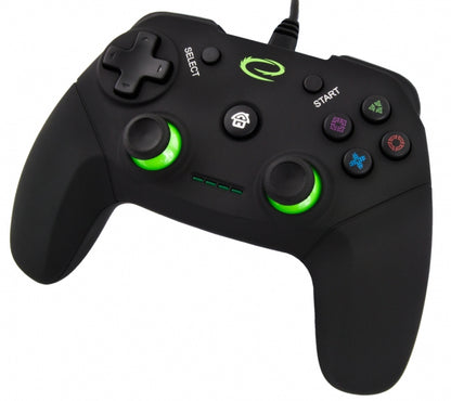 ESPERANZA VANQUISHER GGAMEPAD FOR PC/PS3 nero (nuovo)