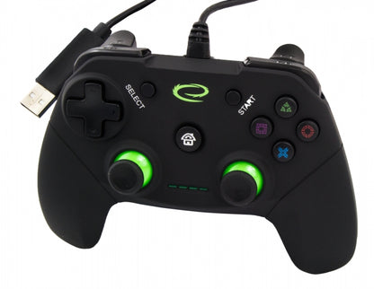 ESPERANZA VANQUISHER GGAMEPAD FOR PC/PS3 nero (nuovo)