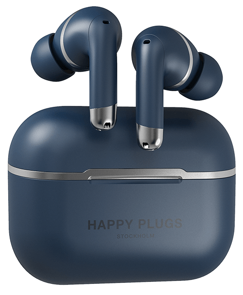 HAPPY PLUGS AIR 1 GO WIRELESS HEADPHONES bianco (nuovo)
