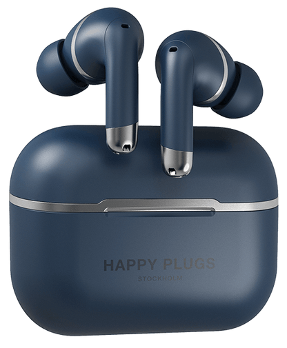 HAPPY PLUGS AIR 1 GO WIRELESS HEADPHONES bianco (nuovo)