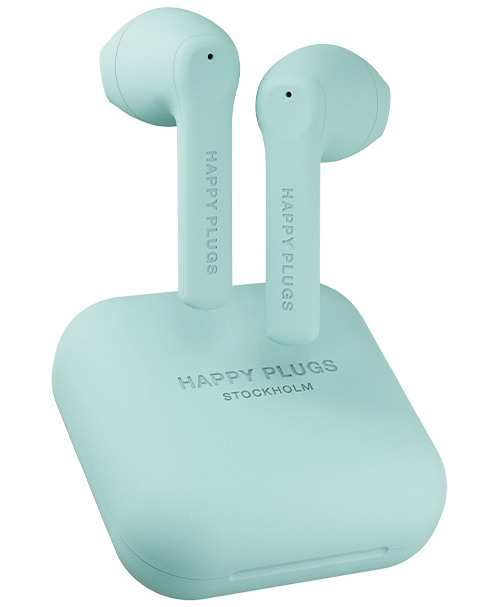 HAPPY PLUGS AIR 1 GO WIRELESS HEADPHONES bianco (nuovo)