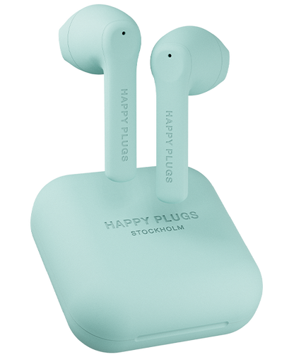 HAPPY PLUGS AIR 1 GO WIRELESS HEADPHONES bianco (nuovo)