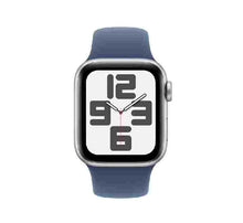 APPLE WATCH SEGPS 44MM ALUMINIUM CASE WITH DENIM SPORT BAND - M/L MXER3 argento (nuovo)
