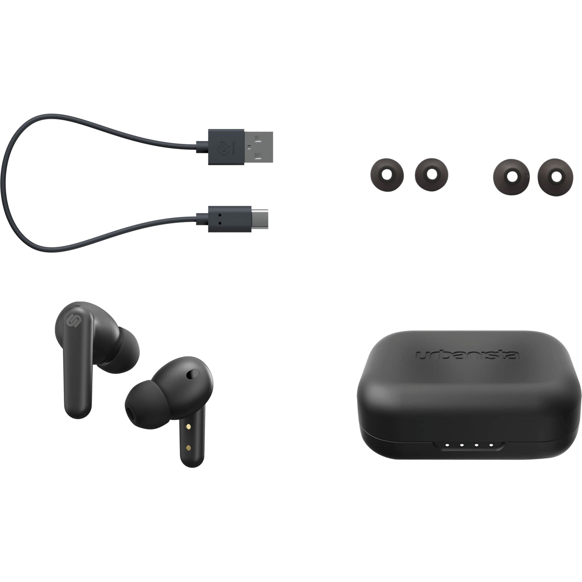 MI URBANISTA LONDON EARPHONES BLACK (New)