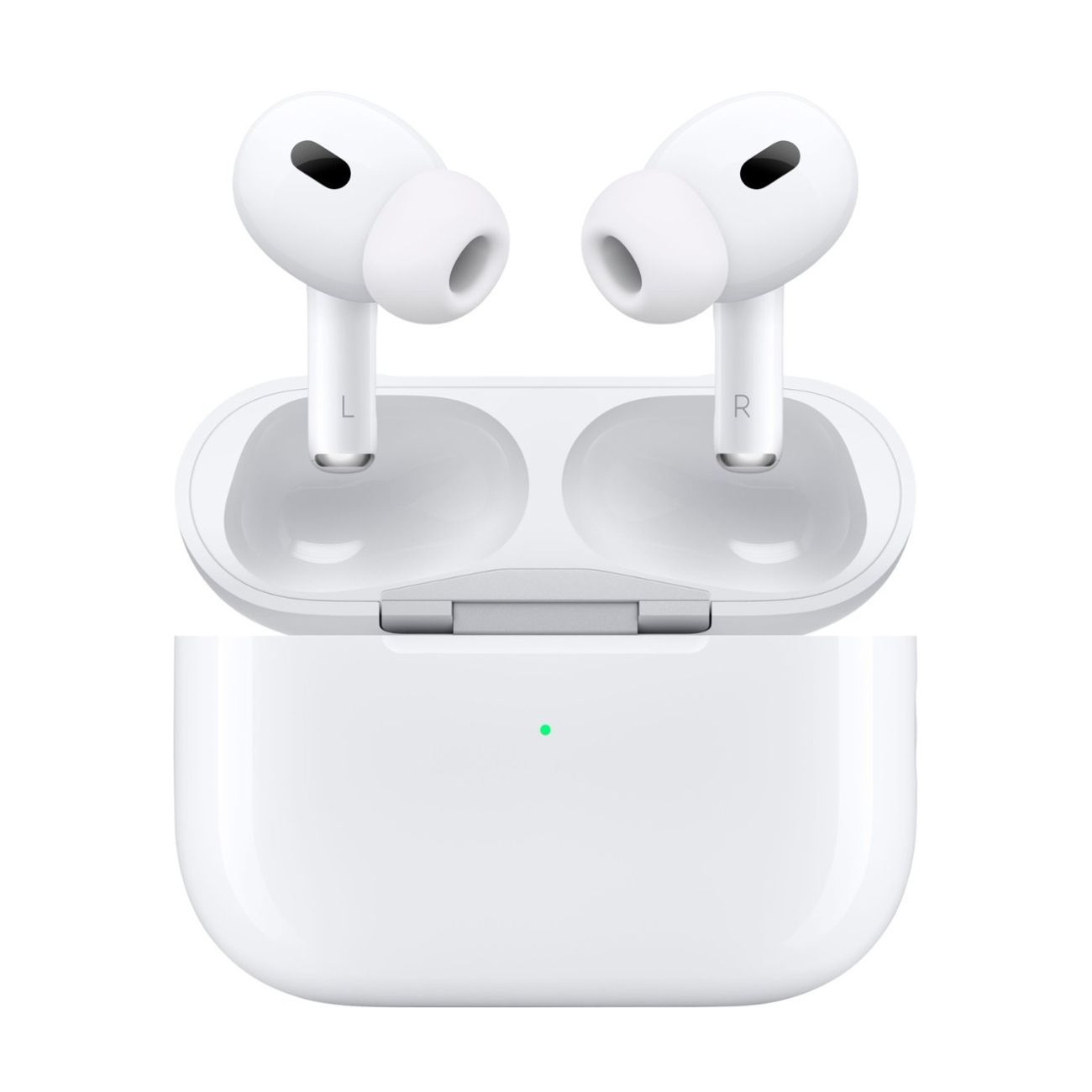 Apple AirPods Pro 2 wireless con custodia di ricarica MagSafe Usb-C Bianco MTJV3 Garanzia Europa