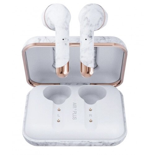 HAPPY PLUGS AIR 1 GO WIRELESS HEADPHONES bianco (nuovo)