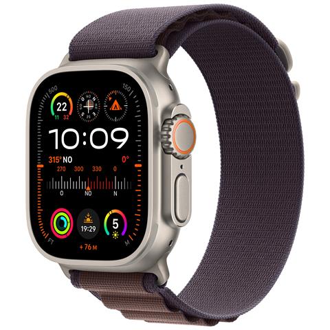 Apple Watch Ultra 2 (2023) GPS + Cellular 49mm Titanium Case Alpine Loop Indigo L EU