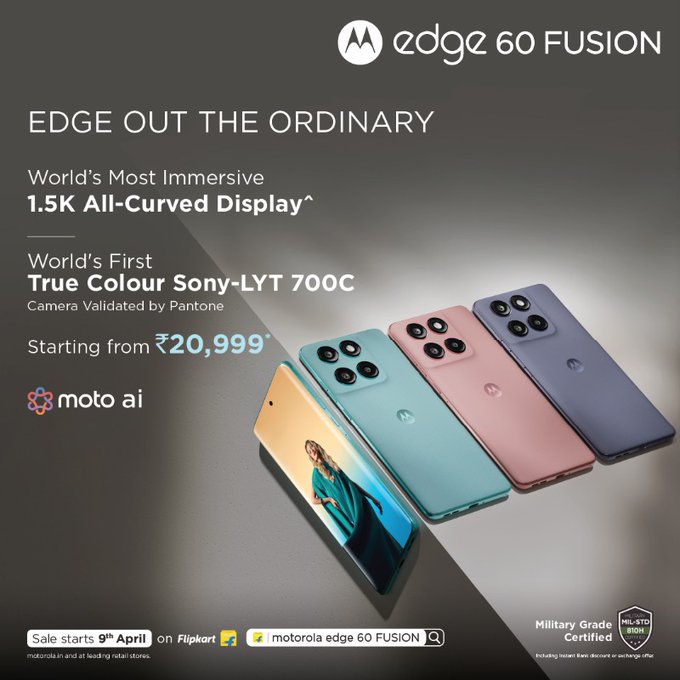 EDGE 60 FION 12GB (New)