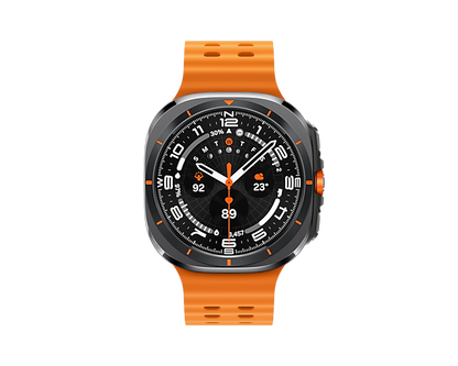 SAMSUNG GALAXY WATCH, 47MM,, ORANGE BAND, grigio (nuovo)
