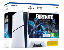 Sony PS5 Slim Disc Cobalt Star Fortnite bundle EU