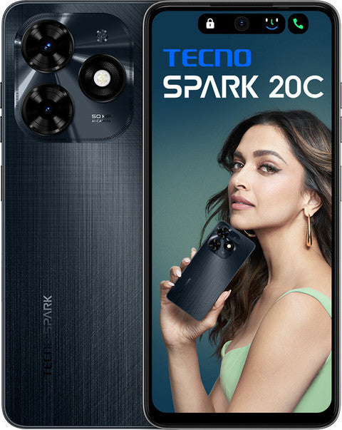 TECNO SPARK 20C 8GB BLACK (New)